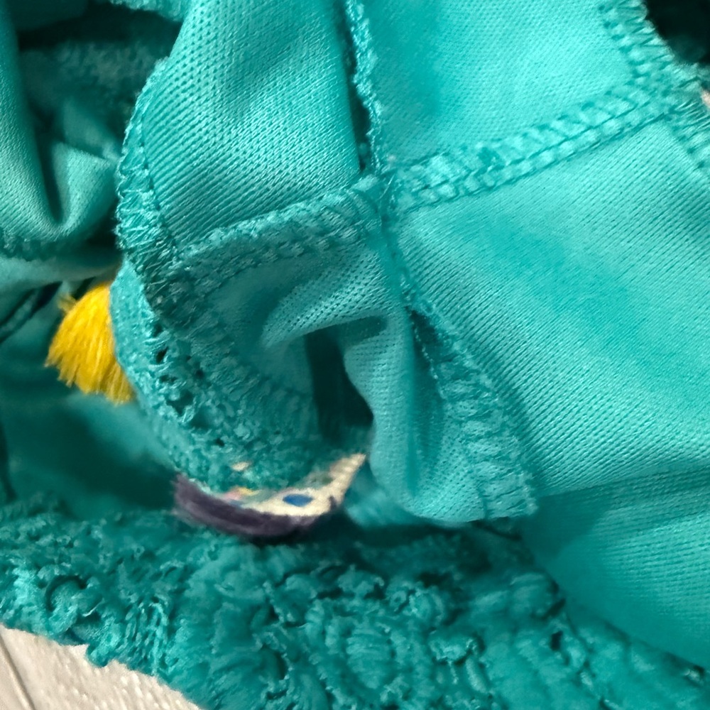 Judith March Green High Waist Shorts with Playful Tassels - Picture 5 of 9